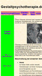 Mobile Screenshot of gestaltpsychotherapie.de